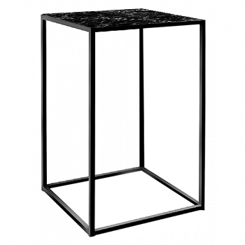 Frame Table Black Marble