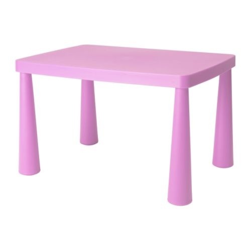 Kindertafel - Roze