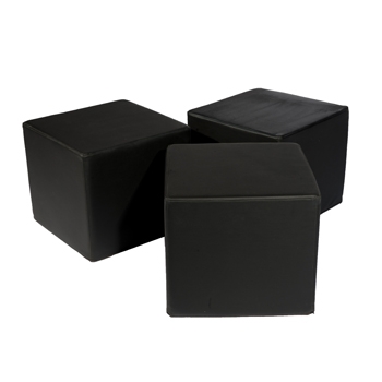 Nikki Pouf Black