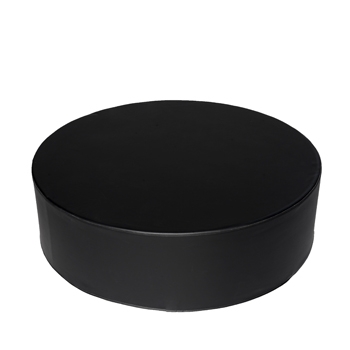 Pouf Round Black