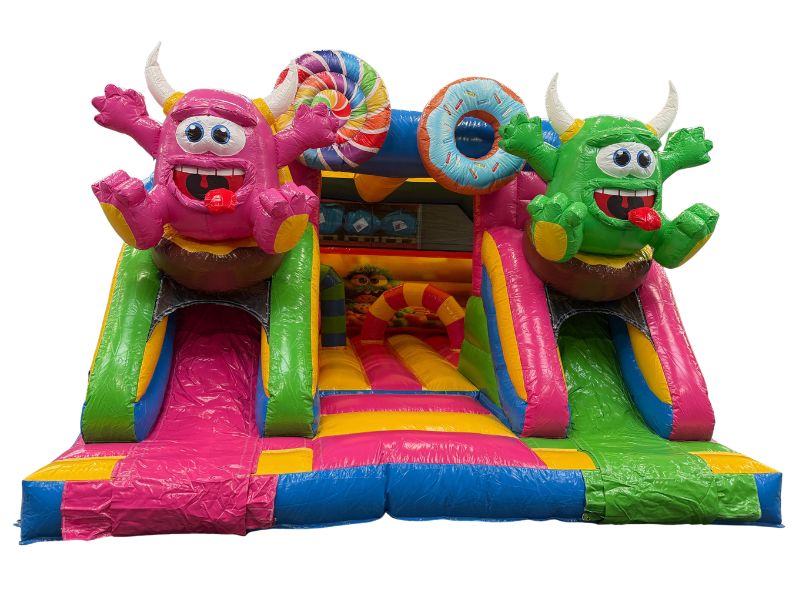 Springkasteel 'Cookie Monster'