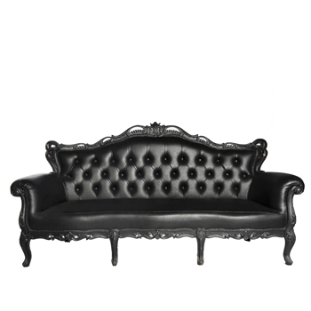 Voltaire Sofa Black